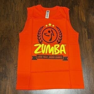 ZUMBA tank top “Less Talk More Dance” 100% Cotton XS